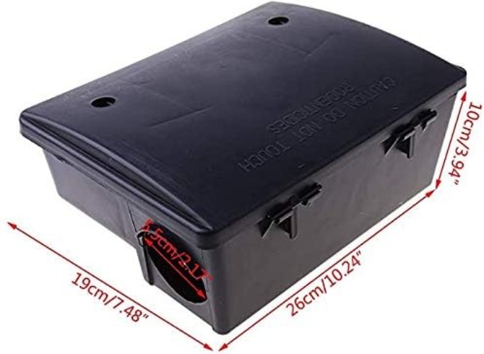 Rodent Control Boxes 2 Pack Child Pet Safe Mice Bait Stations Mouse Traps 2 Pack gallery