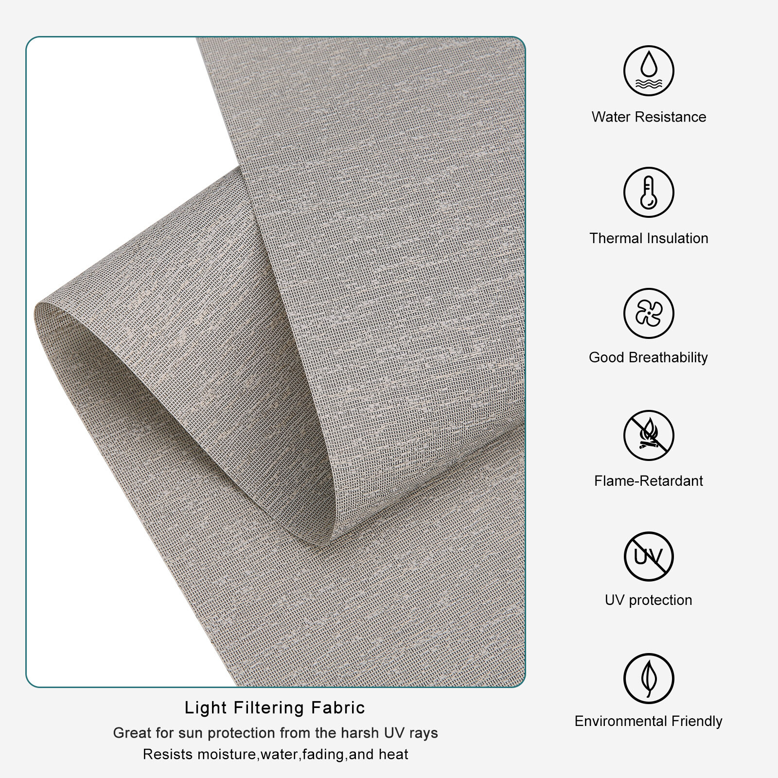 Changshade CUSTOM Light Filtering Corded Window Blind Roller Shade-Free Shipping gallery
