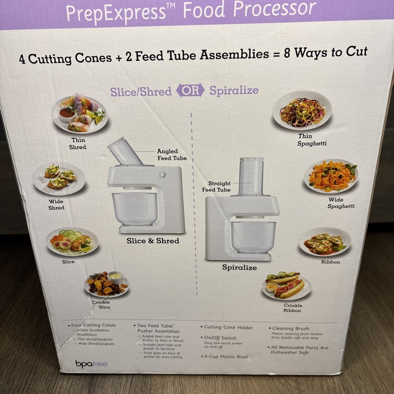 Cuisinart SSL-100 Prep Express Slice Shred Spiralizer Food Processor White gallery