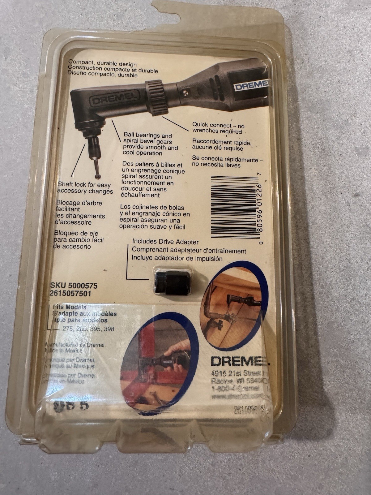 DREMEL Right Angle Attachment 575 for Rotary Tool 30,000 RPM gallery