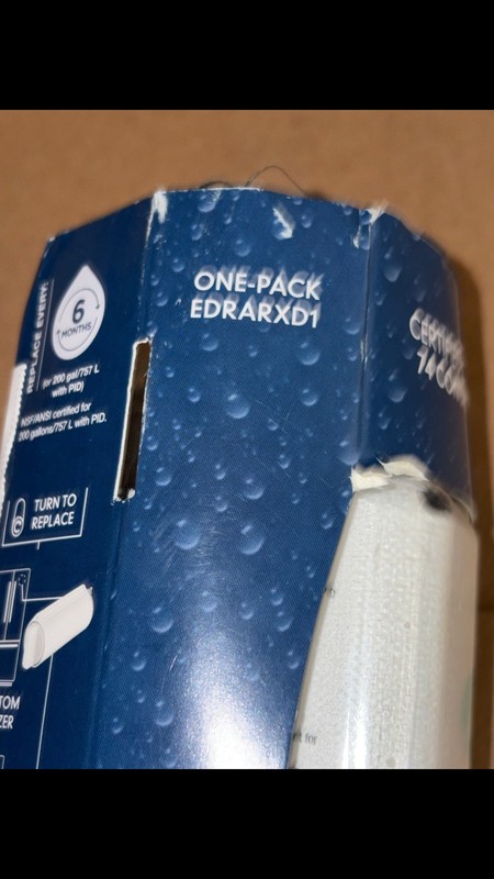 Everydrop Refrigerator Water Filter A EDRARXD1 NEW-damaged box UNOPENED gallery