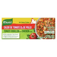 Knorr Bouillon Cubes 24 Count Tomato with Chicken Flavor 32 Ounce (Pack of 1)