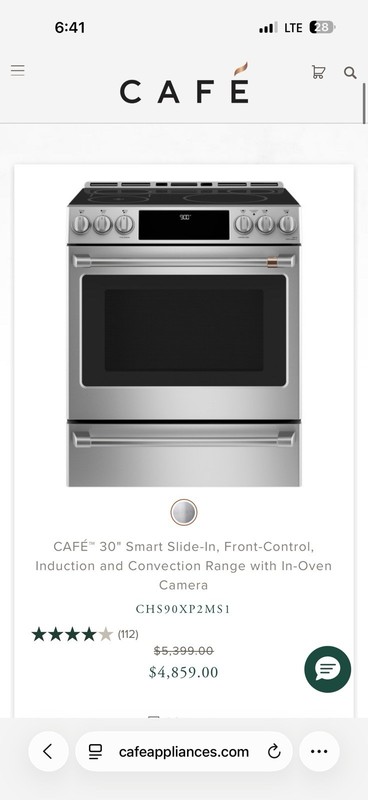 CAFÉ Front Control Induction Knobs and Handles - Brushed Stainless - CXFCHHKPMSS gallery