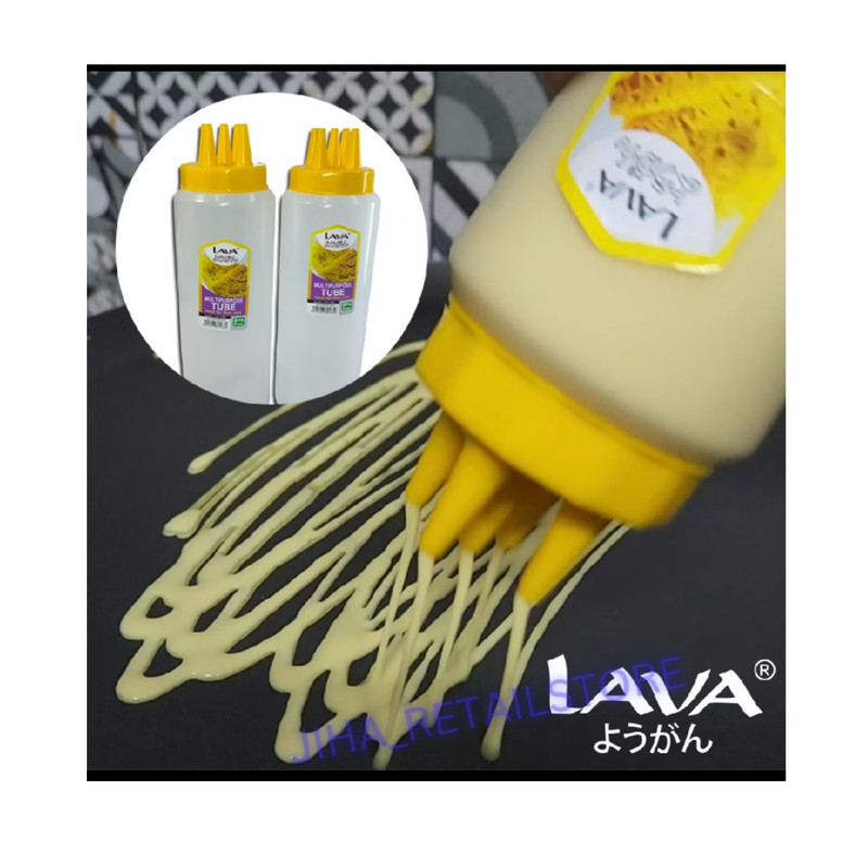 2x Five Tip Squeeze Bottle Roti jala Malaysian Crepes 700ml BPA FREE gallery
