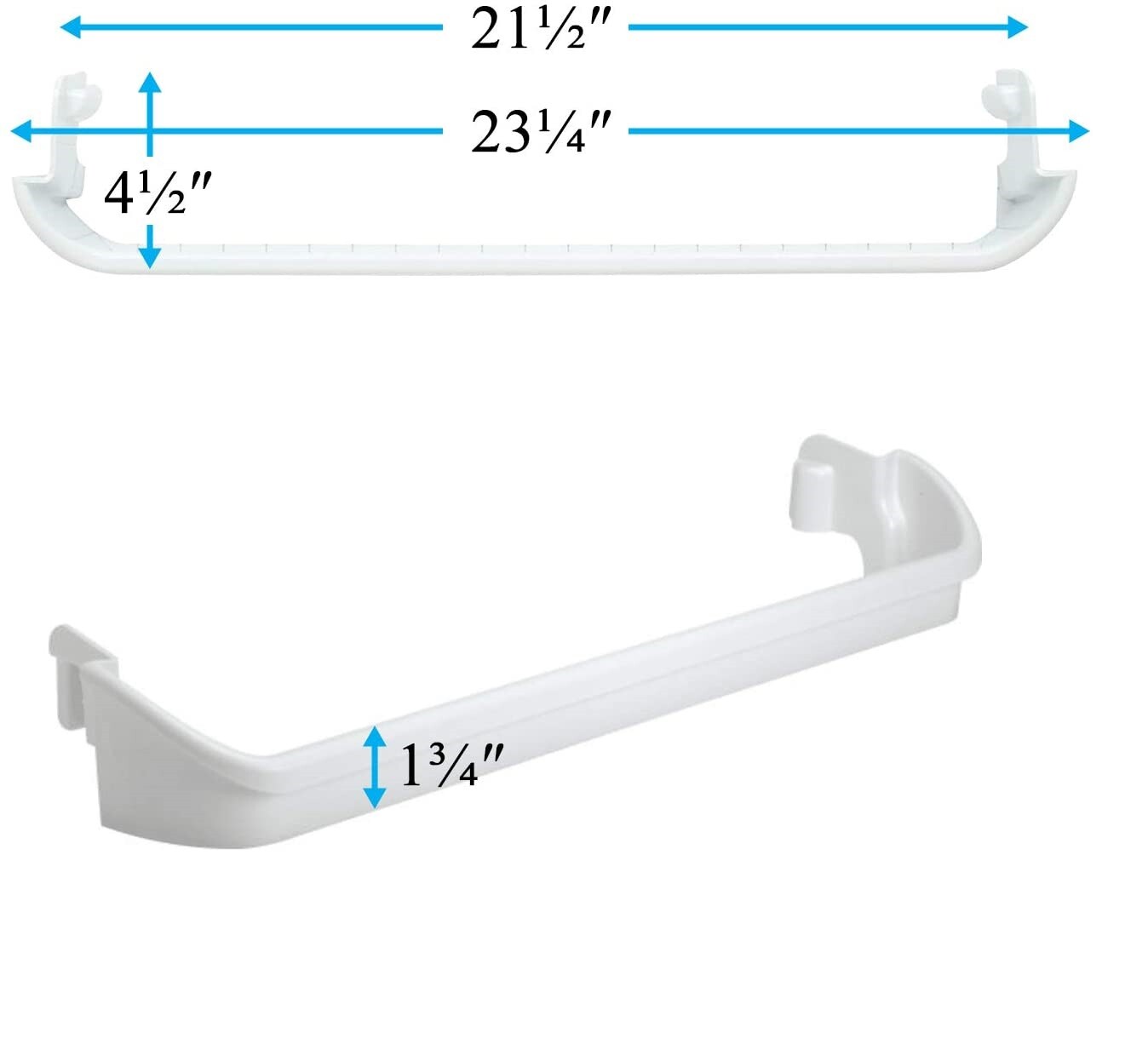 Door Rack White Compatible with Frigidaire Refrigerator AP3214801 240535101 gallery