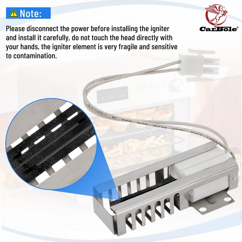 5Pack Gas Range Oven Igniter Replacement for Samsung DG94-00520A NX58H5600SS gallery