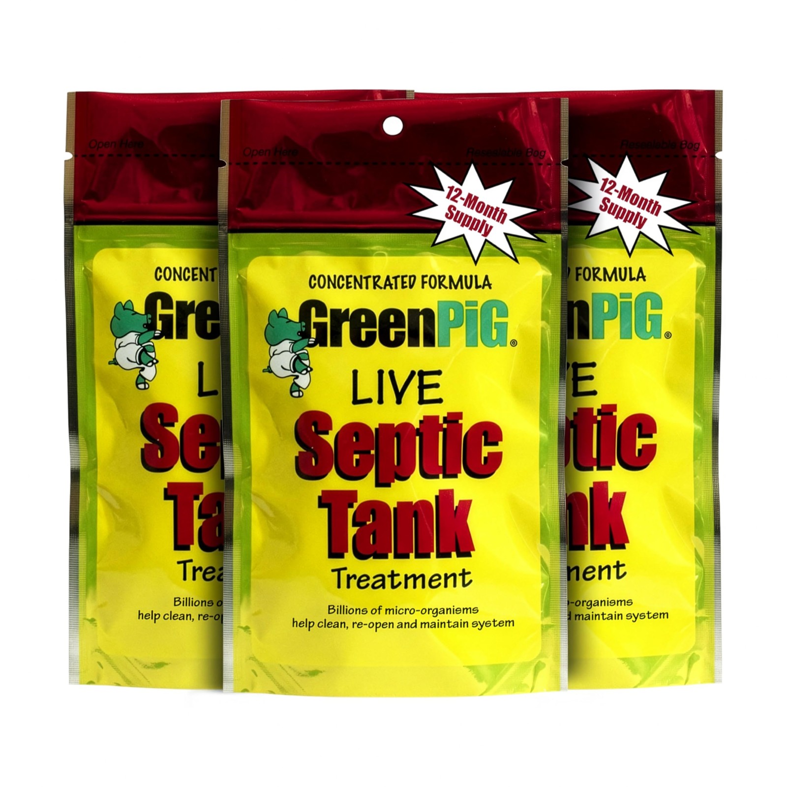 Septic Tank Treatment Packets – Septic-Safe Enzyme Treatment for Preventative... gallery