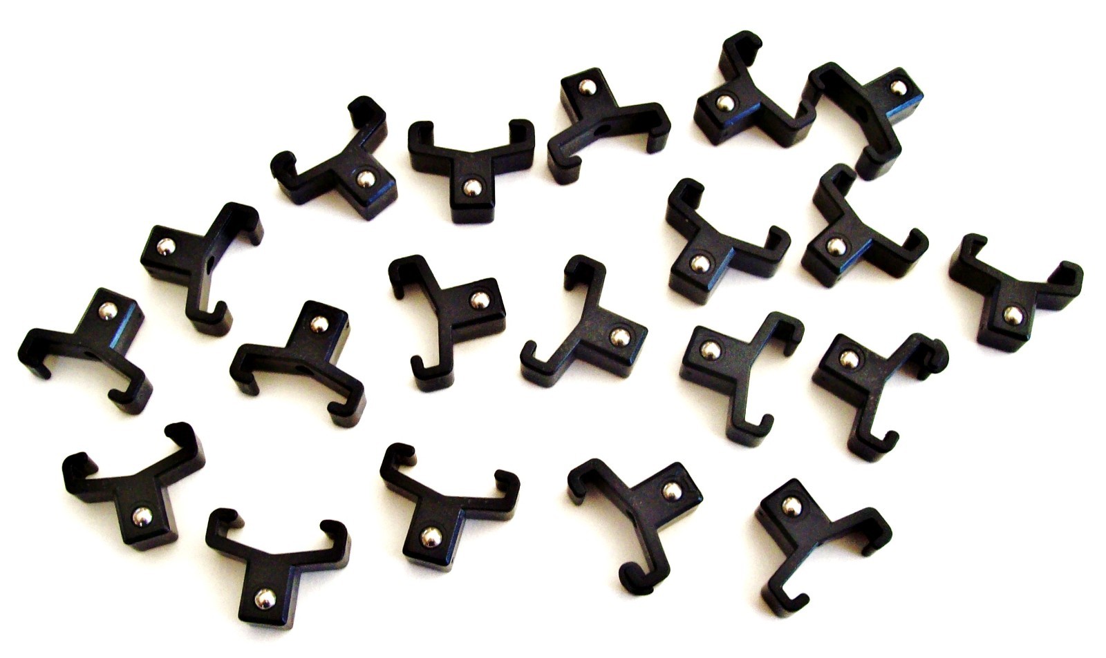 40 GOLIATH INDUSTRIAL ABS 3/8" BLACK REPLACEMENT SOCKET RACK RAIL CLIPS SC38BL gallery