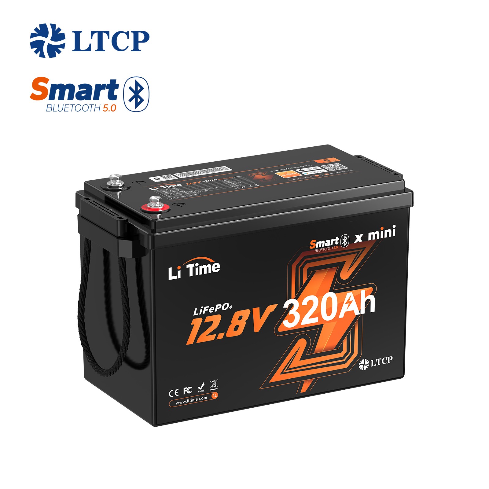 LiTime 12V 320Ah mini Bluetooth Lithium Battery Deep Cycle For RV -Refurbished gallery