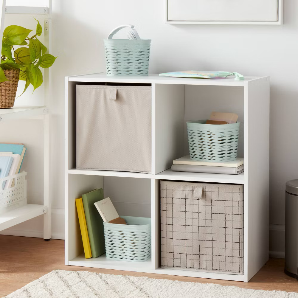 11" 4 Cube Book Shelf White - Brightroom gallery