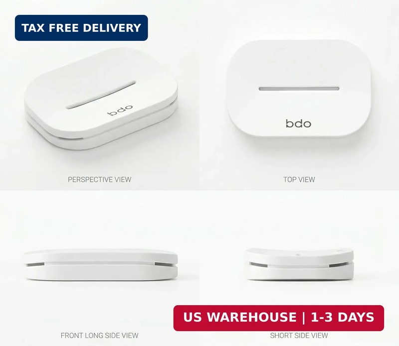 Rectangular Soap Dish with Drain, Double Layer Design, Quick Draining Soap Holde gallery