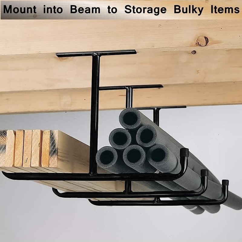 Overhead Garage Storage Hooks Rack Ceiling Mounted Heavy Duty Utility Hooks 4 Pc gallery