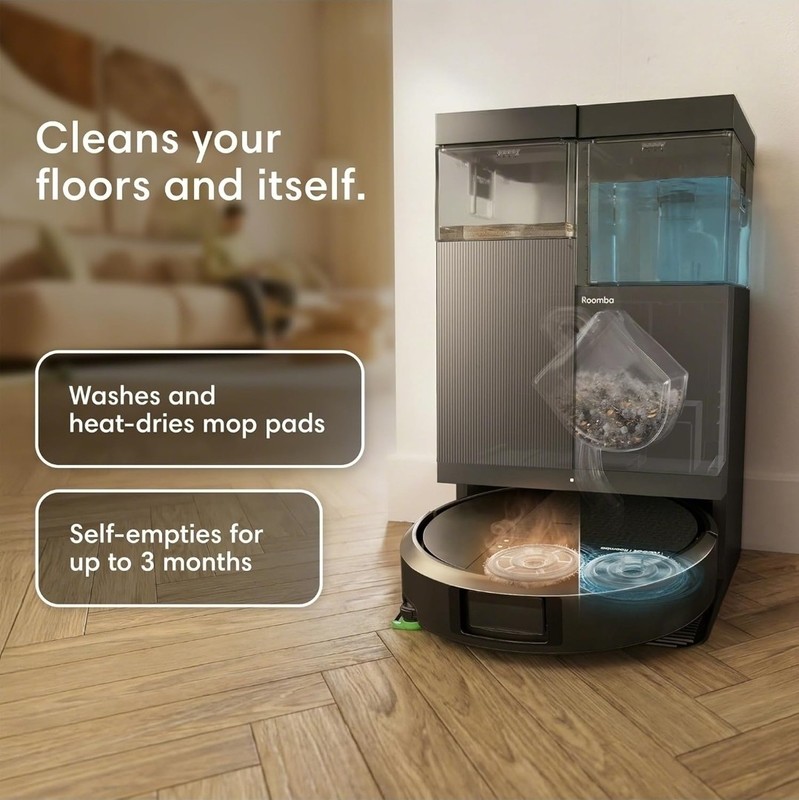 iRobot Roomba Plus 415X Combo Robot Vacuum & Mop + AutoWash Dock gallery