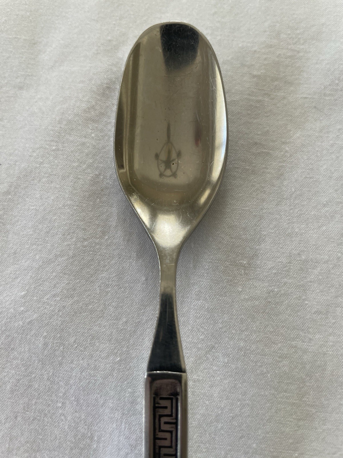 (8) Pcs Noritake Iced Tea 7 Spoons 1 Knife EROS Pattern 7 3/8" Japan Made gallery