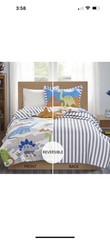 MiZone Kid’s Dinosaur/Reversible Full/Queen Comforter & 2 Shams Set