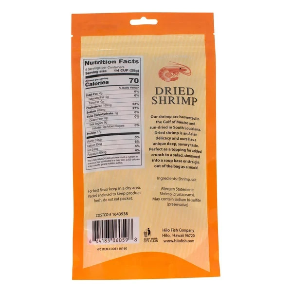 Hilo Fish Company Dried Shrimp, 4 oz gallery