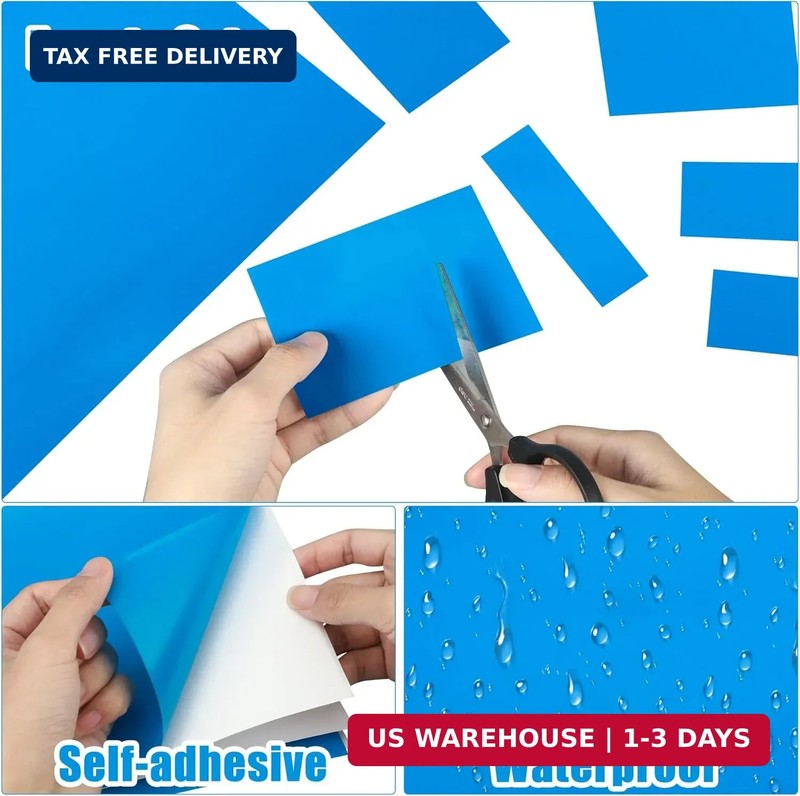 Extra Large Pool Liner Repair Patch 4x3Ft Self-Adhesive Vinyl Pool Patch Repair gallery
