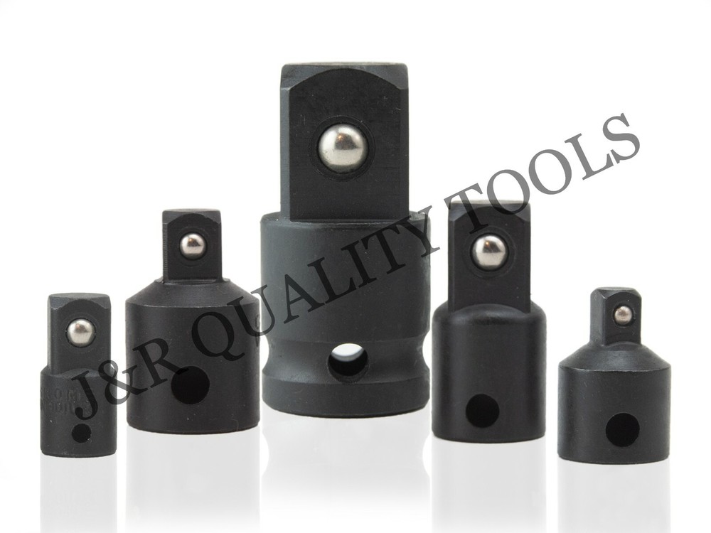 VCT 5pc Impact Socket Adapter & Reducer Cr-V Impact Driver Set