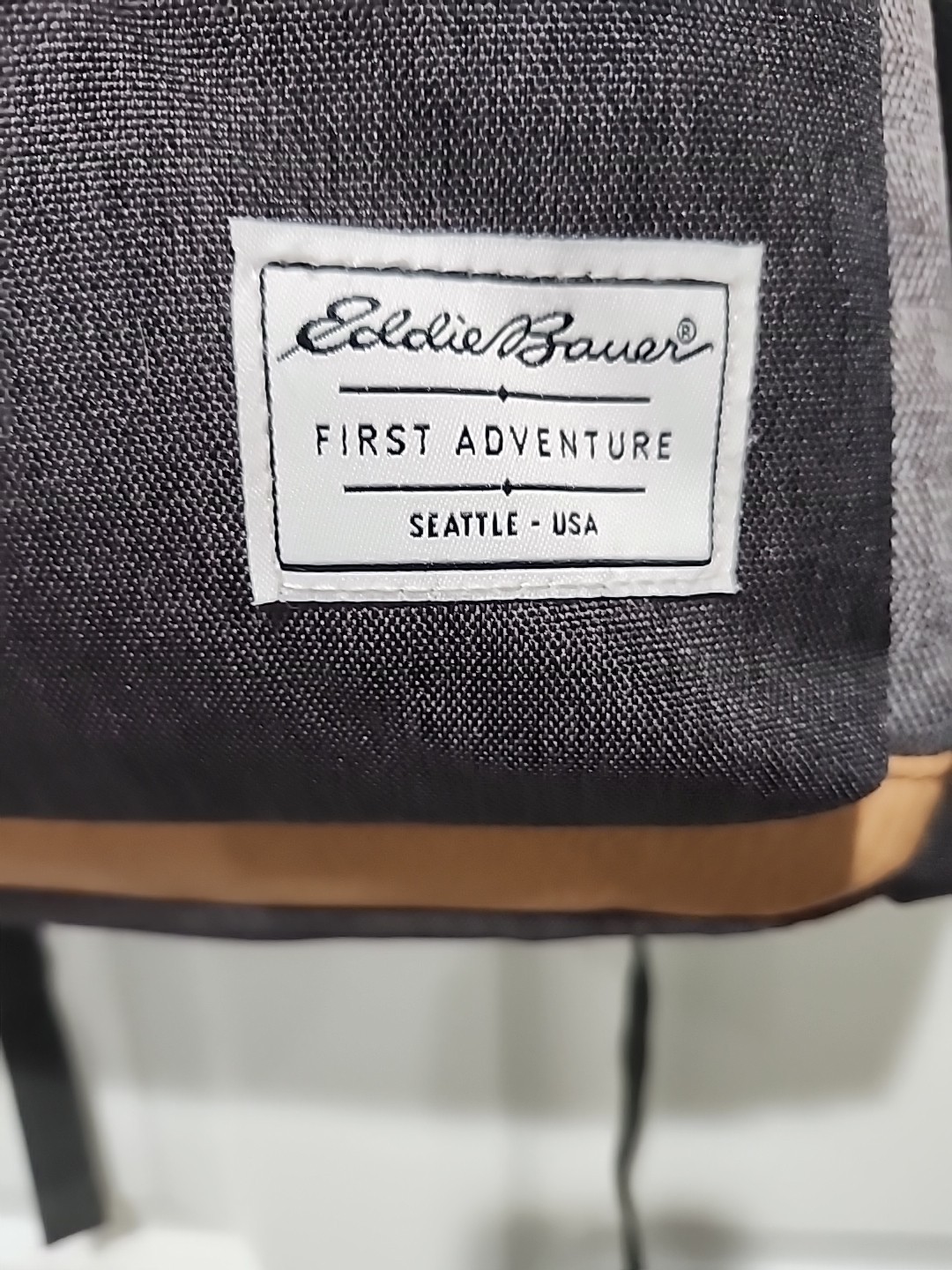 Eddie Bauer First Adventure Backpack Gray Black Seattle USA 2