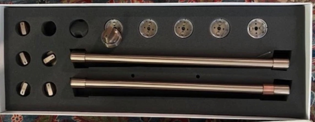 Ge cafe stove bronze knobs gallery