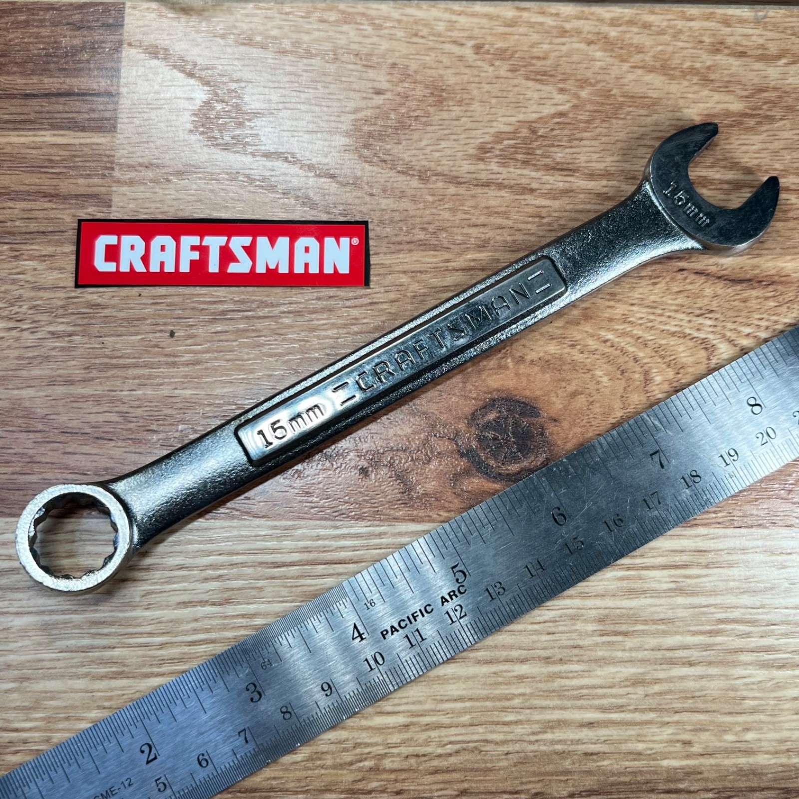 Craftsman 42919 15mm Combination Wrench -VA- 12 Point Ultrasonic Cleaned gallery