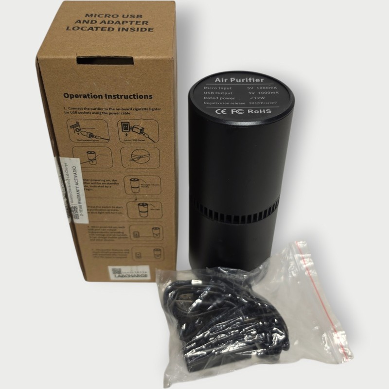 LabCharge Air Purifier, Ionic1611k, Micro Input 5V 1000mA NEW OPEN BOX gallery