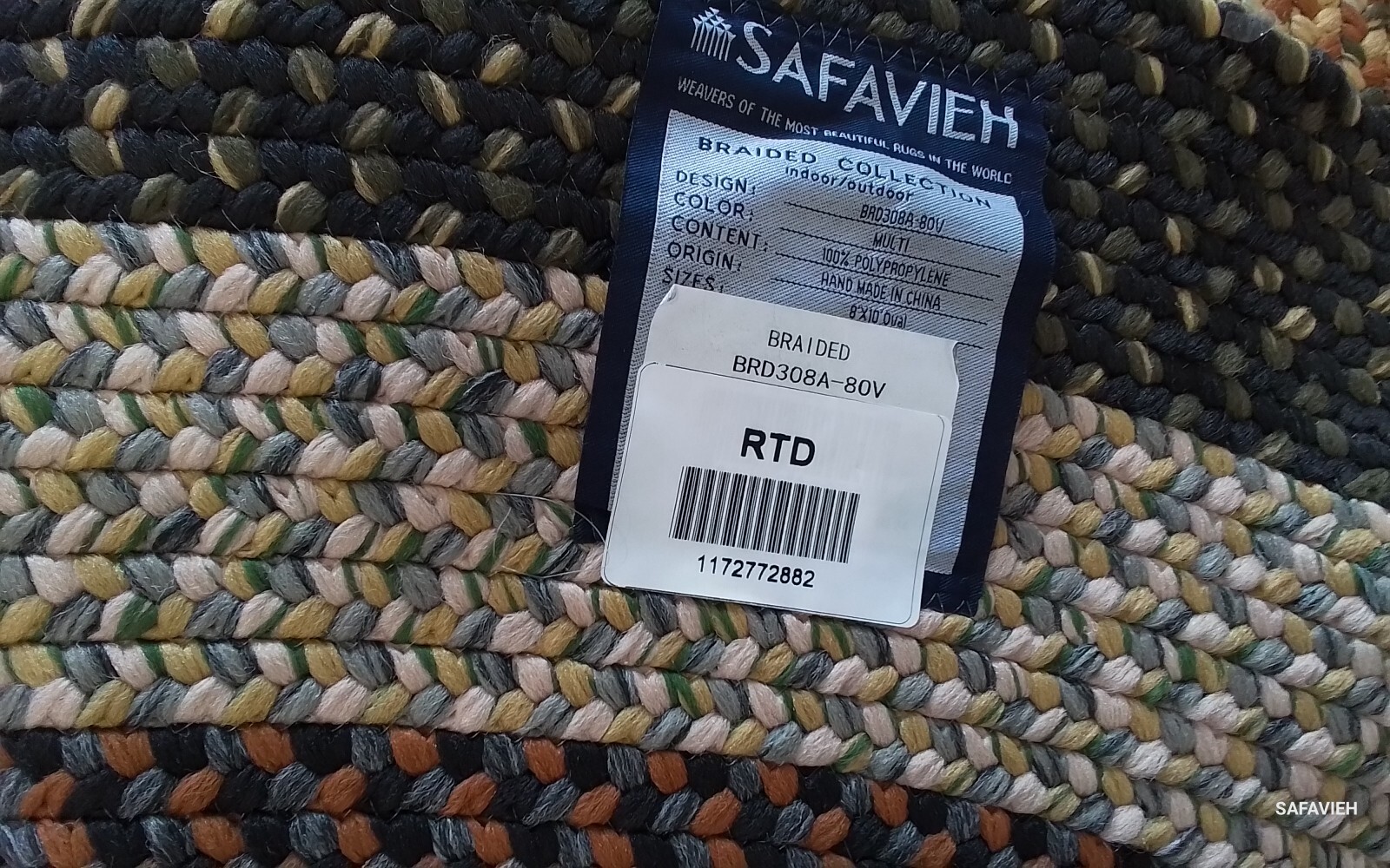 MULTI 8'-0" x 10'-0" Flaw in Rug, Reduced Price 1172772882 BRD308A-8OV gallery