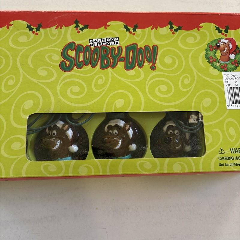 Scooby Doo Holiday Light Set 10 Count Gemmy 2001 Cartoon Network String Lights gallery