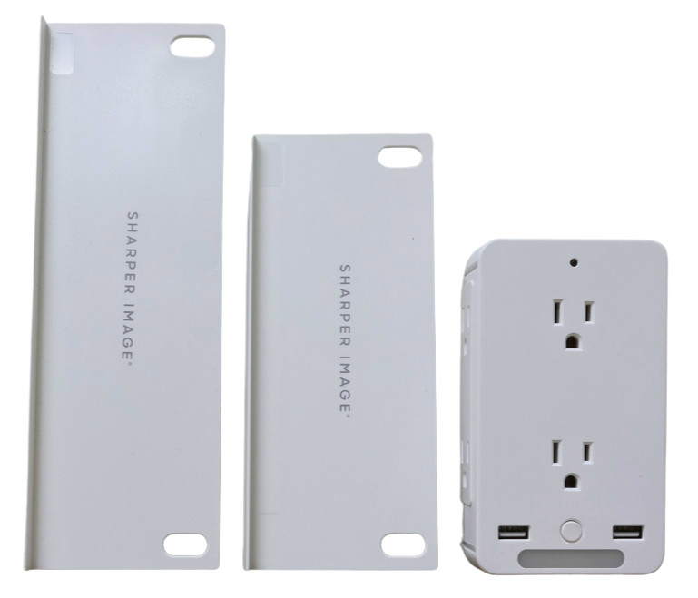 Sharper Image Socket Shelf Ultra White gallery