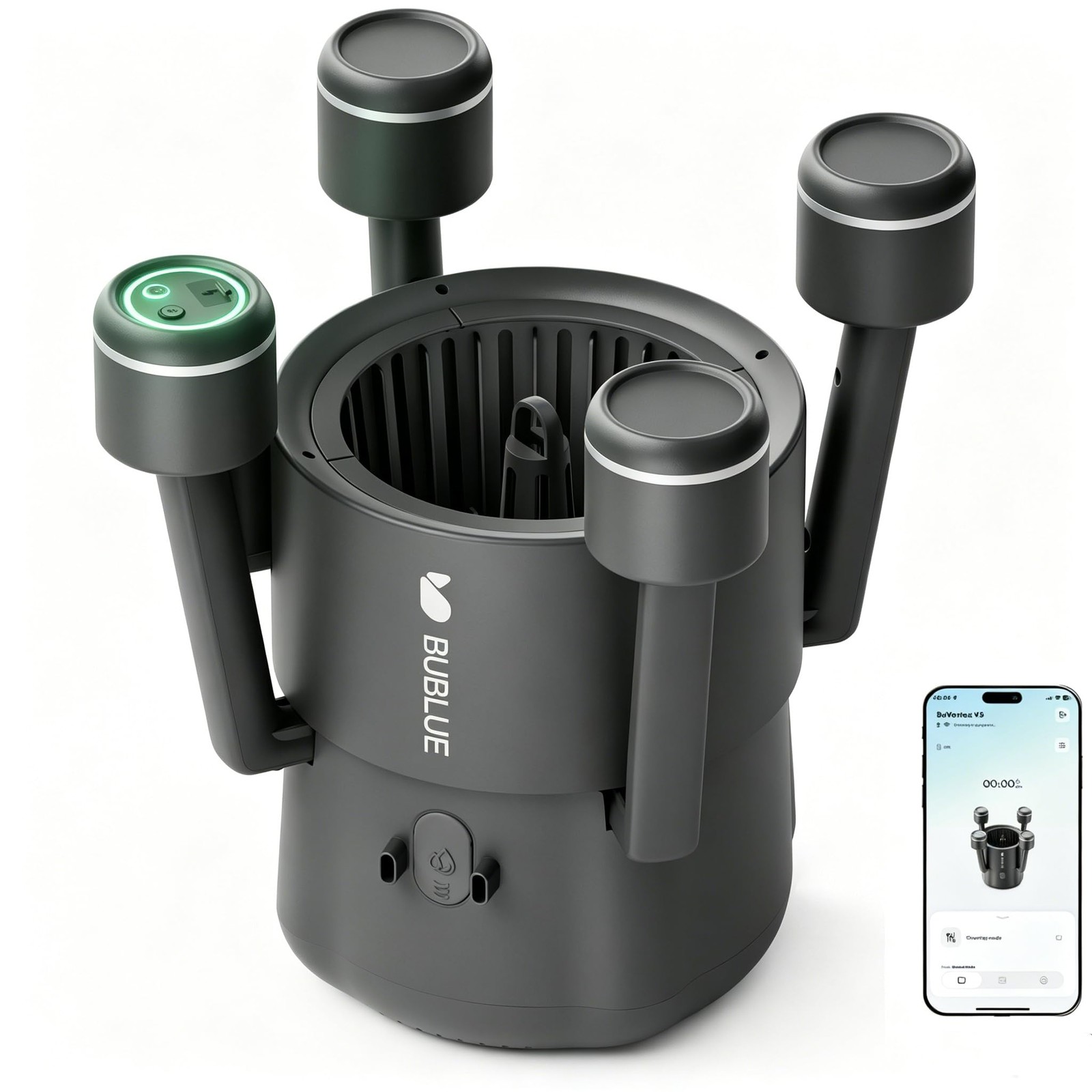 Pool Surface Skimmer Robot, Pool Cleaner with App Control,5L Filter, Dual Cleani gallery