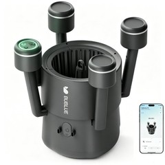 Pool Surface Skimmer Robot, Pool Cleaner with App Control,5L Filter, Dual Cleani