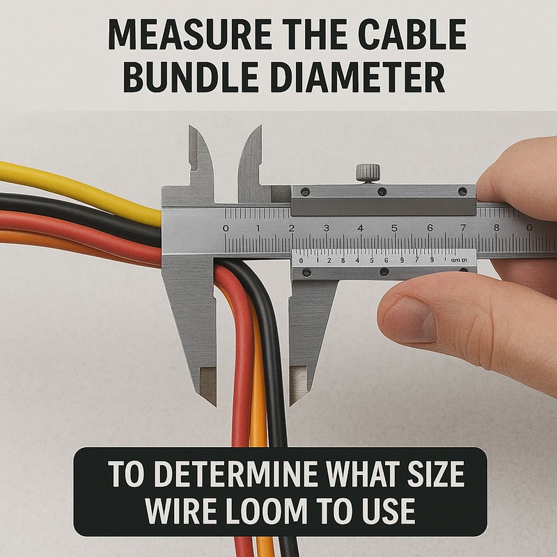 Flame Retardant Polypropylene Split Wire Loom - Multiple Size Options Available gallery
