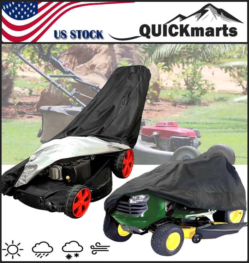 Riding Lawn Tractor Mower Cover & Push Mowers Protector Waterproof Anti-UV Dust gallery