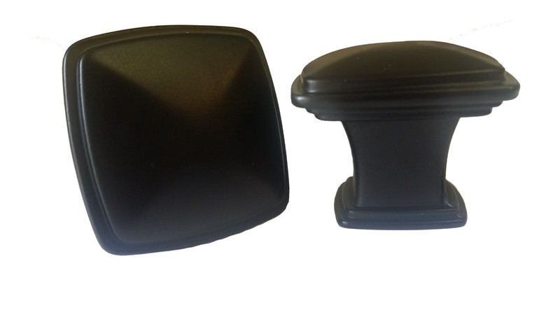 Cabinet Knobs Matte Black Square Modern Transitional Kitchen Drawer Pulls gallery