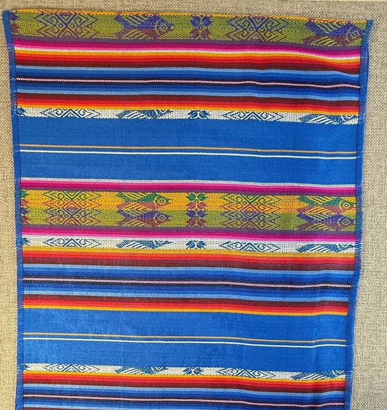 NEW Peruvian Table Runner 64 X 19 Hand Woven Andean Inca Design Cotton Excellent gallery
