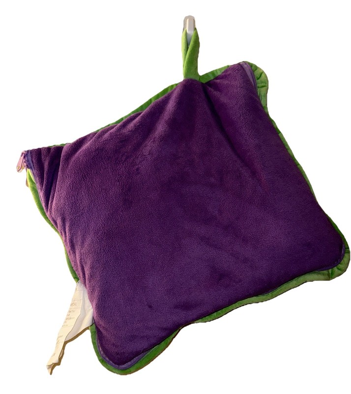 Chuck E Cheese Convertible Pillow 13” Blanket 55 X 33” Zipper Square 2018 Flaw gallery