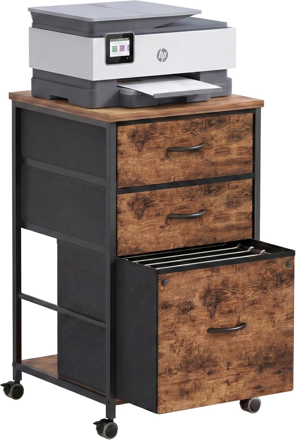 Printer Stand with Storage and 3 Drawers gallery