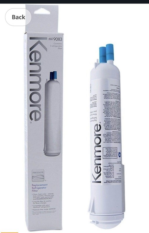 2 Pack Kenmore 9083 Replacement Refrigerator Cartridge Water Filter 469083 9020 gallery