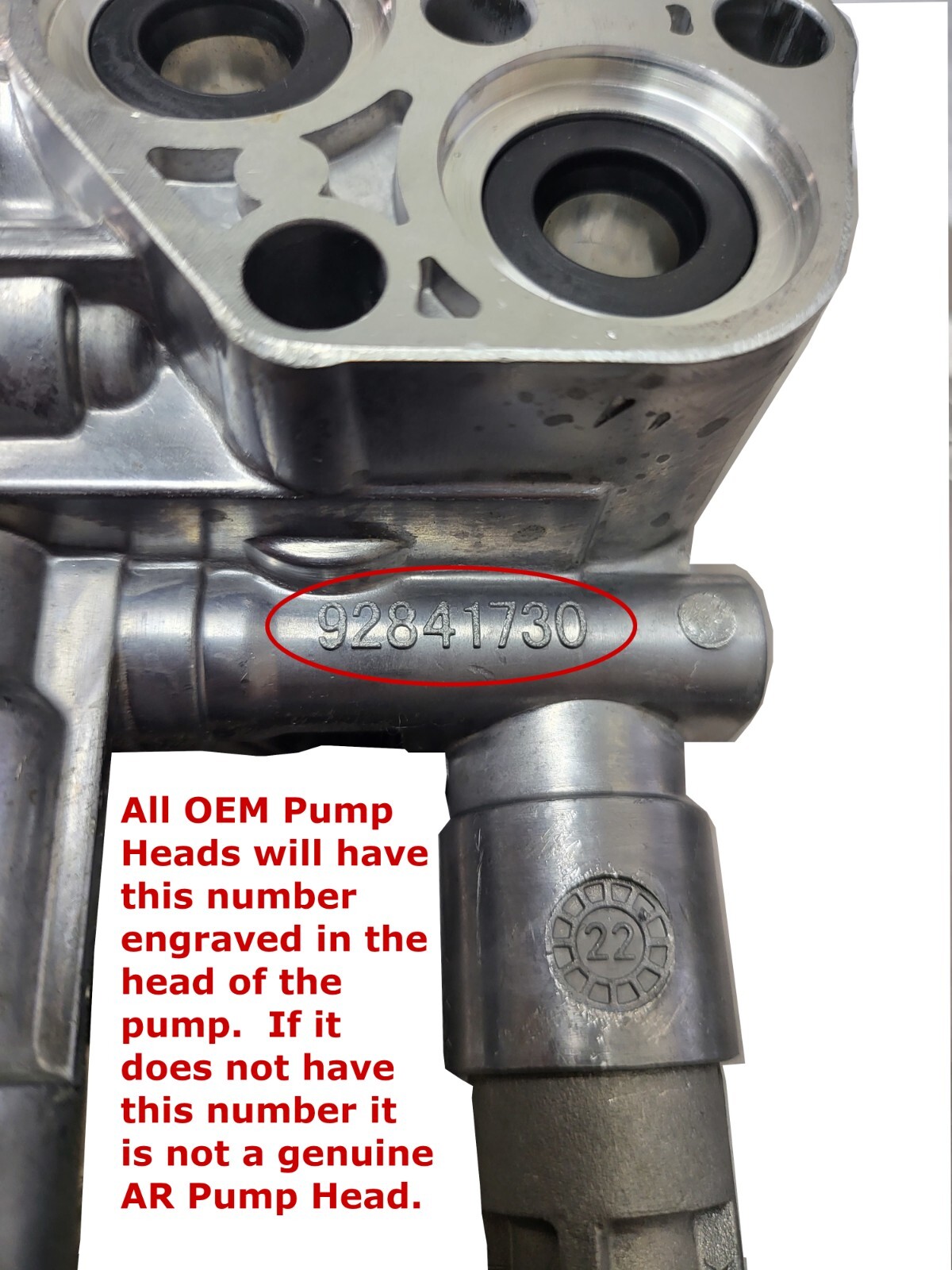 Pump Head 2700 PSI AR PRESSURE WASHER Troy-Bilt 020568 43061 OEM Not Aftermarke gallery