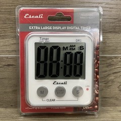 NEW Escali Extra Large Display Digital Timer DR1 – Count Up & Down – Clock Mode