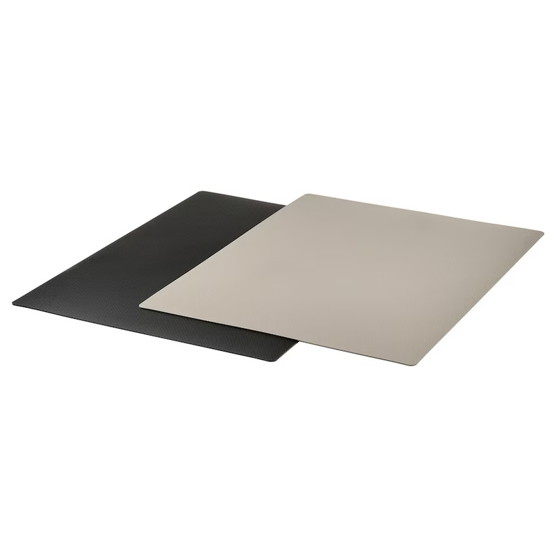 2PC Rectangular Plastic Flexible Kitchen Cutting Board Chopping Mat 12 x 15 gallery