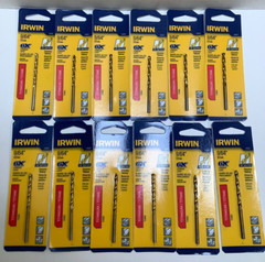 🔥 Irwin Titanium Drill Bit, 9/64″, Wood/Metal/PVC, Free Shipping, Pack of 12 🔥