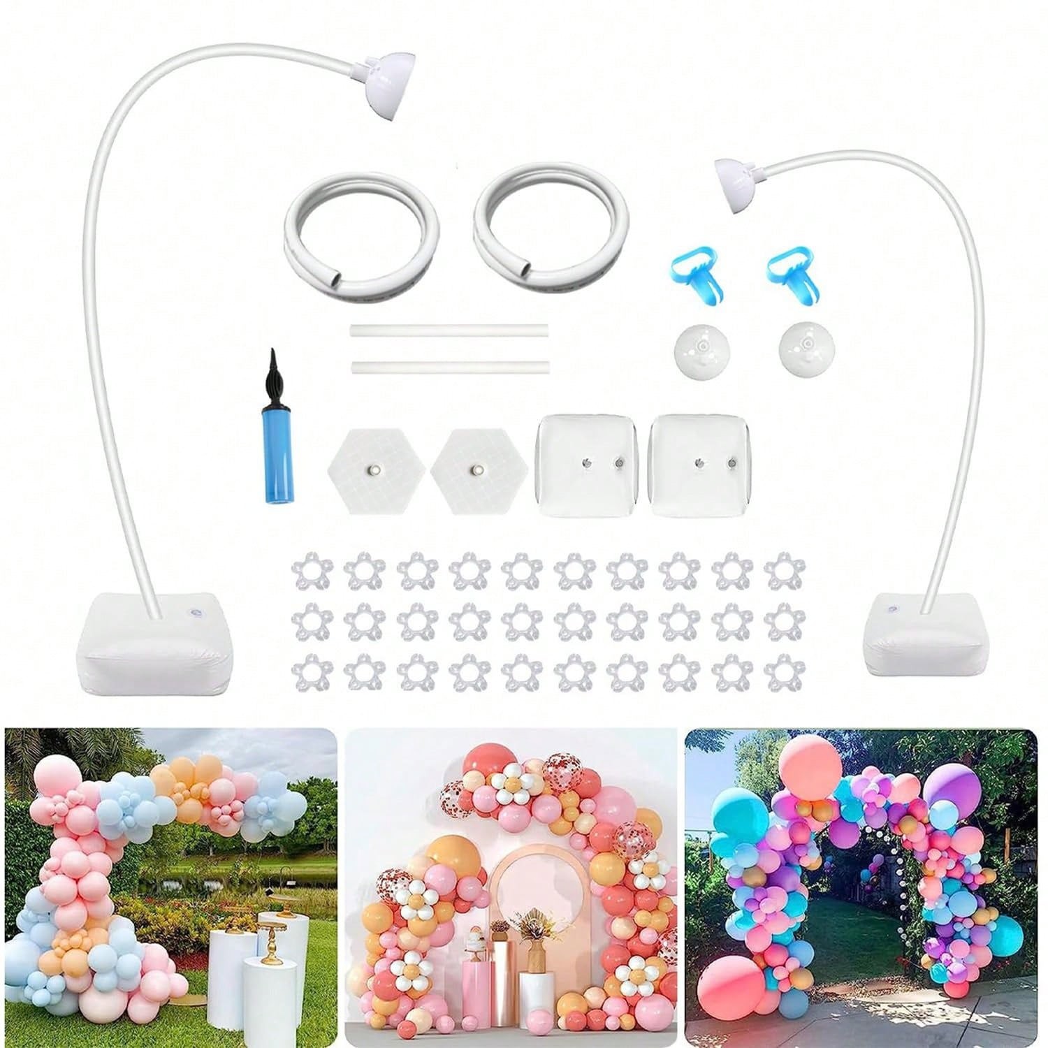 Balloon Arch Stand Kit 8.2ft & 5ft Frame with Stand Base Birthday Party Supplies gallery