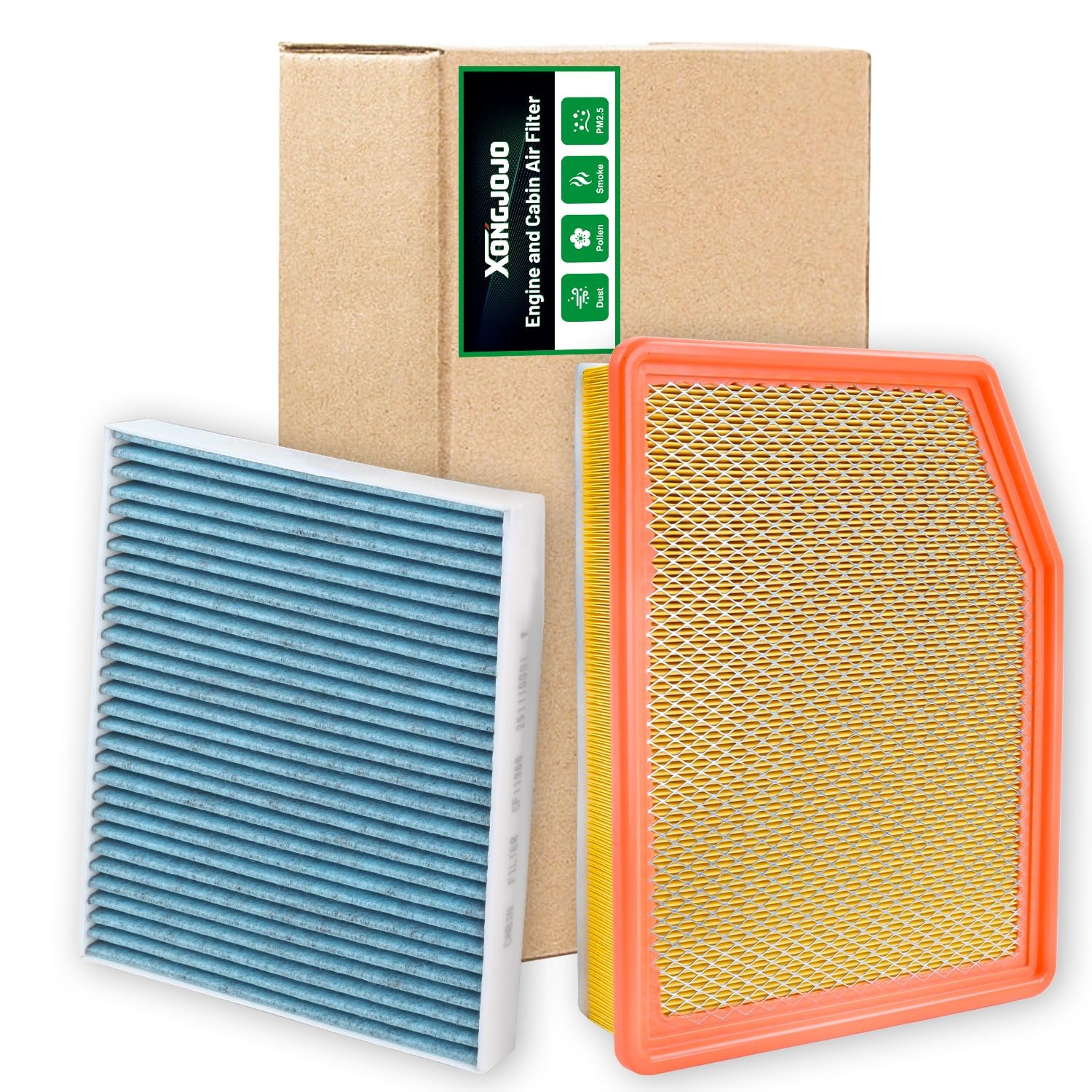 Cabin & Engine Air Filter Set Fits Compatible with Silverado Suburban 2021-20... gallery
