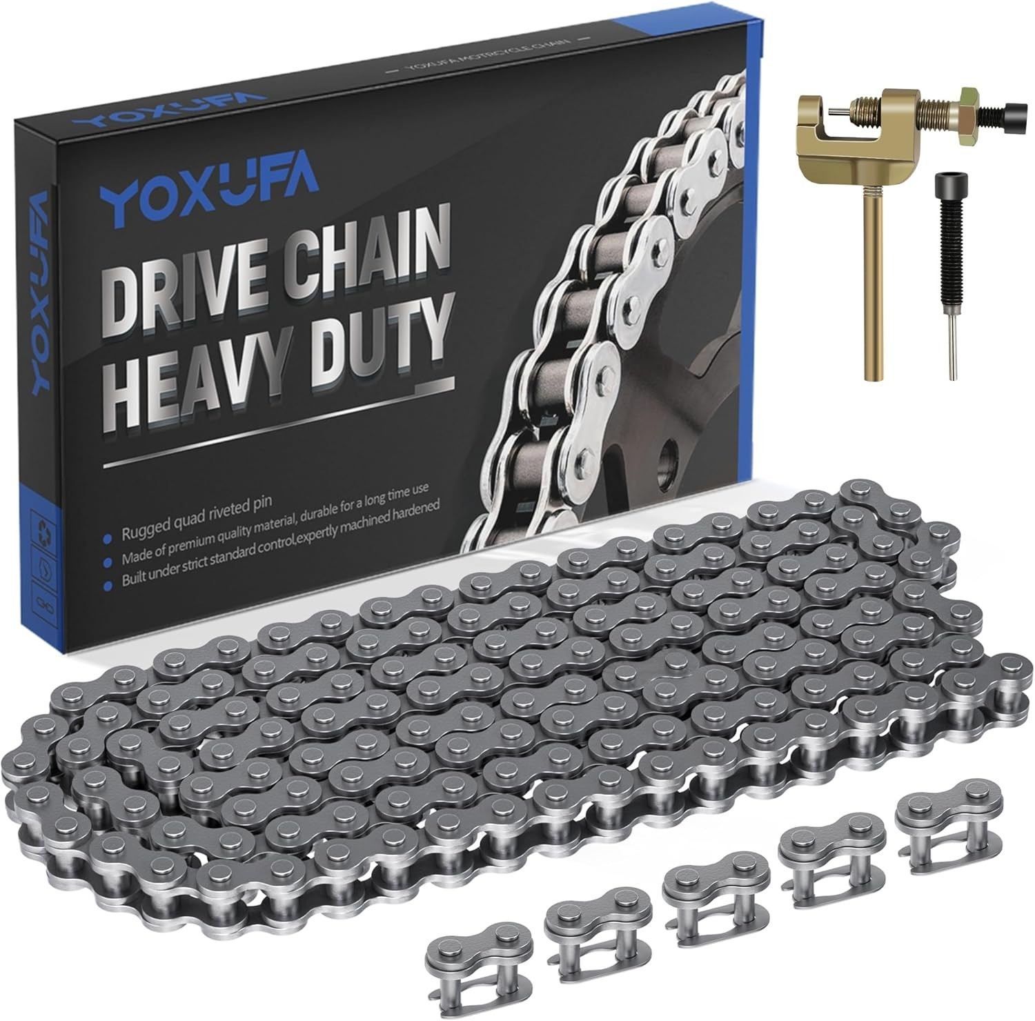 #35 Chain for Mini Bike Coleman CT100U CC100X Baja Doodle Bug DB30 Motovox MBX10 gallery