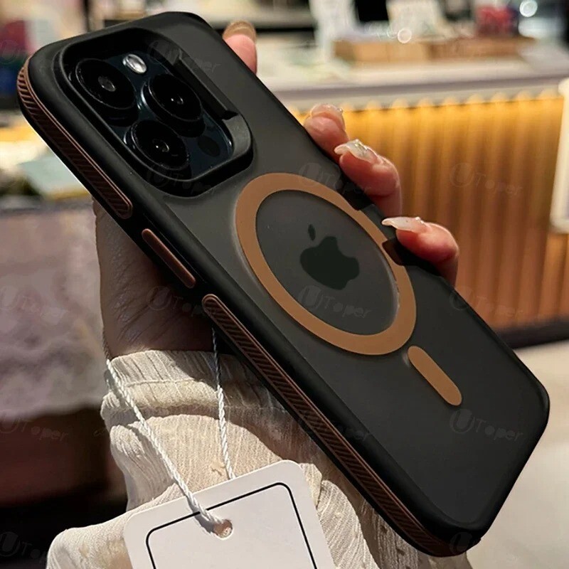 Magnetic Phone Case For iPhone 17 16 15 14 13 12 Pro Max Plus Bumper Hard Cover gallery