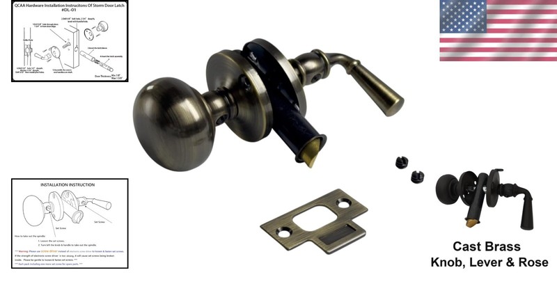 Brass Plated Sliding Door Loop Lock, Child Safe, 1 Pack gallery