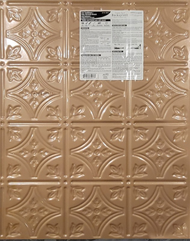 Bermuda Bronze Backsplash Thermoplastic Panels gallery