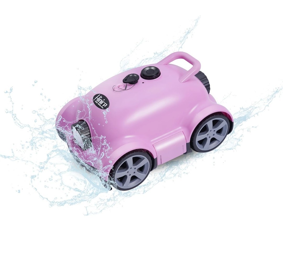 Hinice Cordless Robotic Pool Cleaner,Automatic Pool Vacuum Robot up to 2153 Sq F gallery