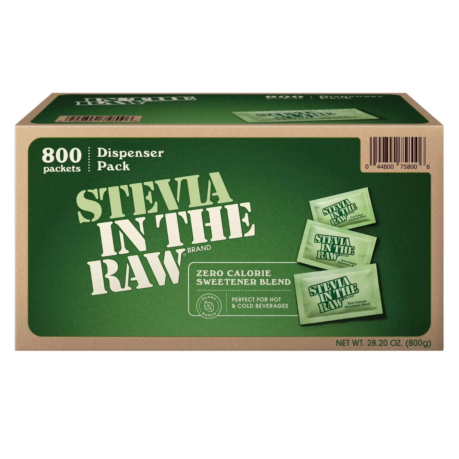Stevia In The Raw Plant-Based Zero Calorie Sweetener Packets, 800 ct. gallery